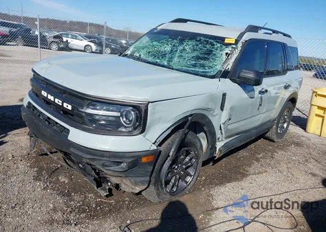 2021 Ford Bronco Sport Big Bend z USA, uszkodzony, nr VIN 3FMCR9B64MRB00001